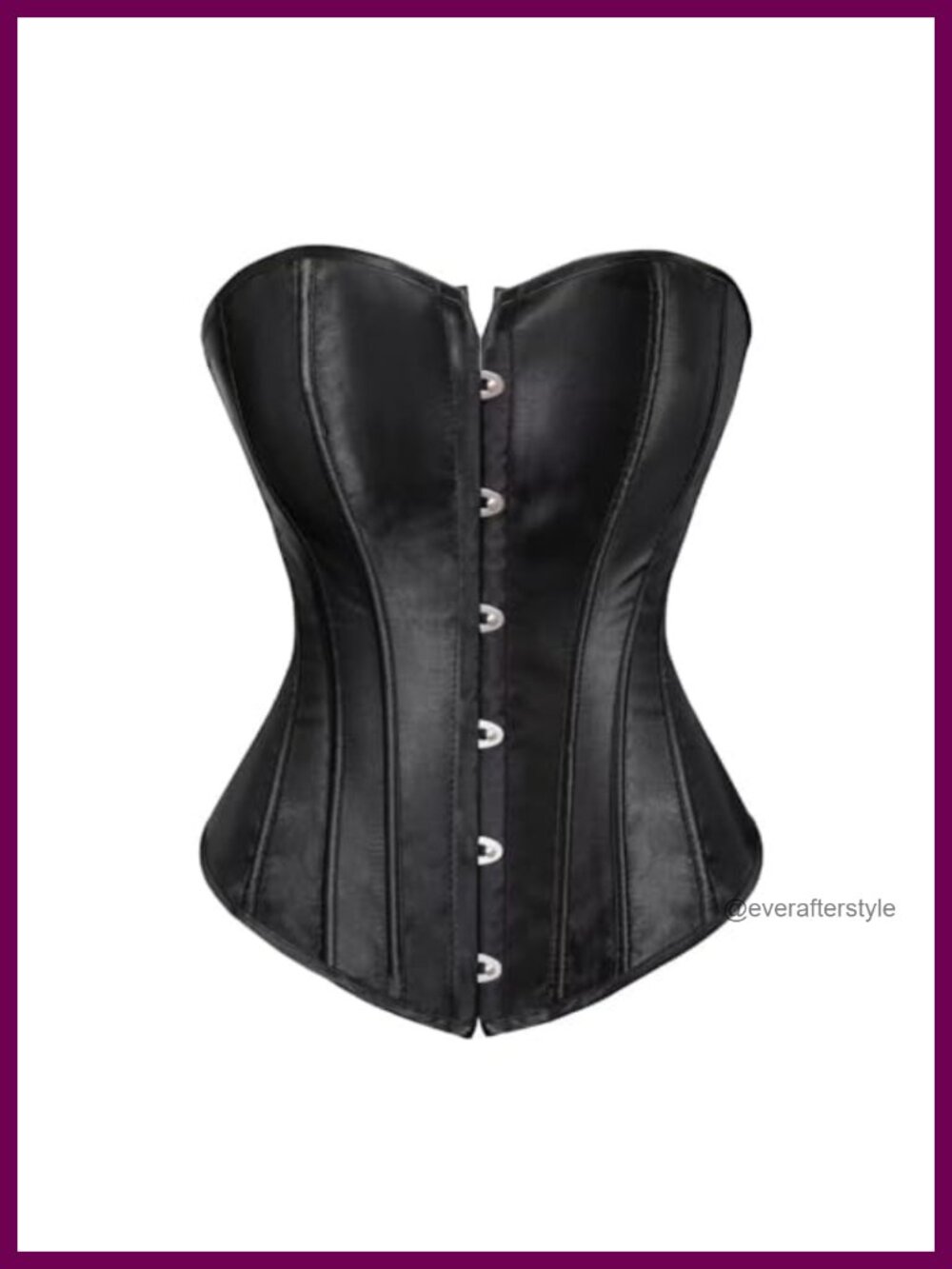 Renaissance Corset Top Bustier Lace Up Overbust Satin Plus Size